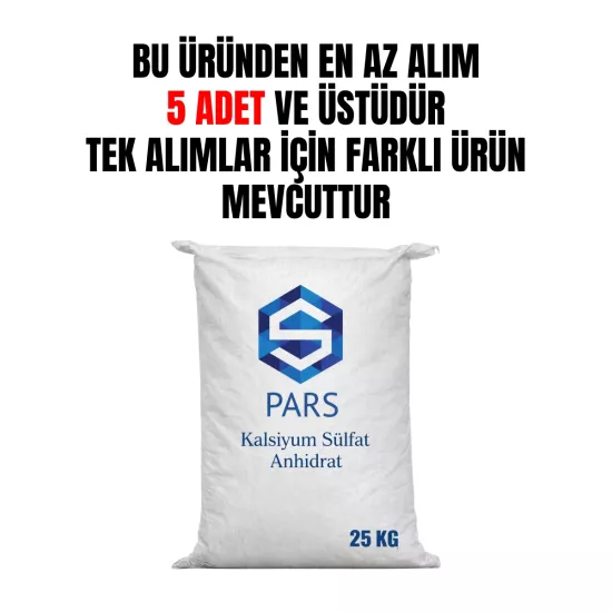 Kalsiyum Sülfat Anhidrat 25 Kg
