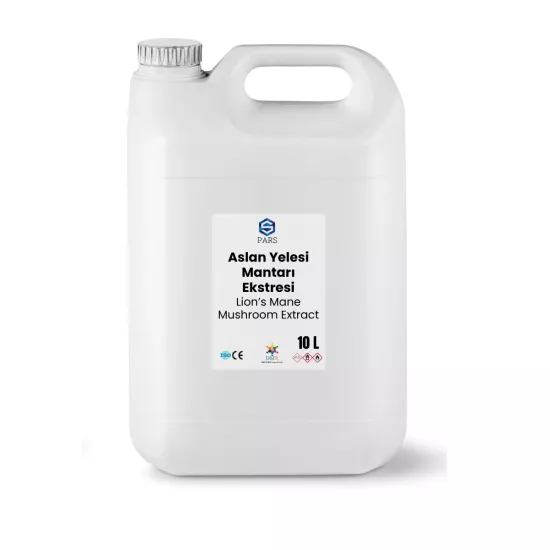 Aslan Yelesi Mantarı Ekstresi (Sıvı Ekstrakt) 10 Litre