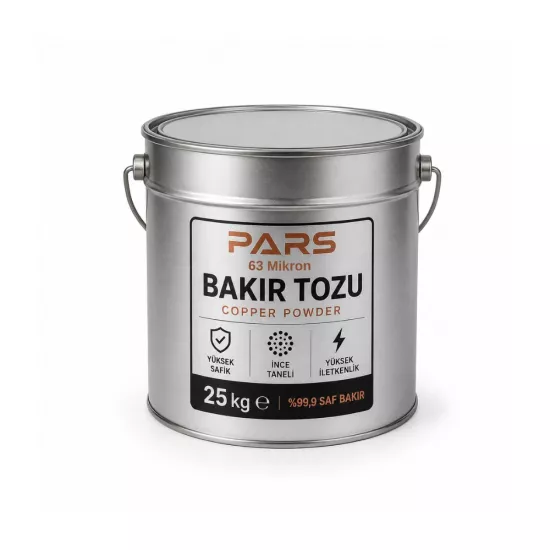 Bakır Tozu %99,9 Saflıkta 63 Mikron 25 Kg