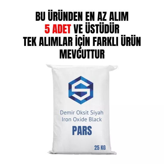 Demir Oksit Siyah 25 Kg