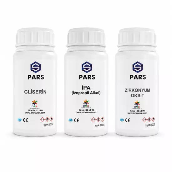 Zirkonyum Oksit + Gliserin + İpa 3’lü Mini Paket