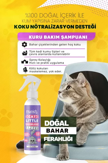 Kedi Kumu Koku Giderici Sprey Bahar Kokulu 400 ml