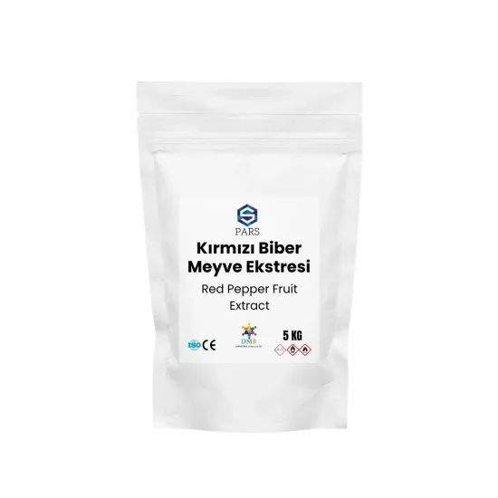 Kırmızı Biber Meyve Ekstresi (Toz Ekstrakt) 5 Kg