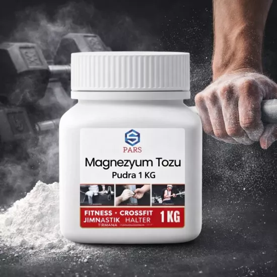 Chalk Magnezyum Tozu Pudra 1 Kg Fitnes Crossfit Jimnastik Halter Tırmanma