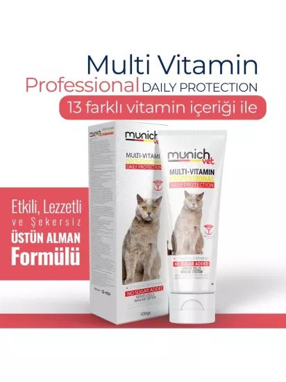 Kediler İçin Multivitamin Macun 100 Gr
