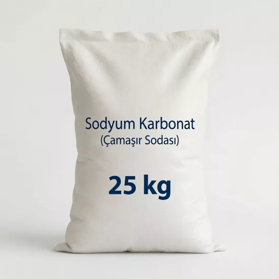 Sodyum Karbonat (Çamaşır Sodası) 25 Kg