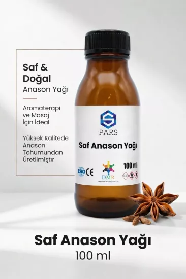 Saf Anason Yağı Cam Şişede 100 ml
