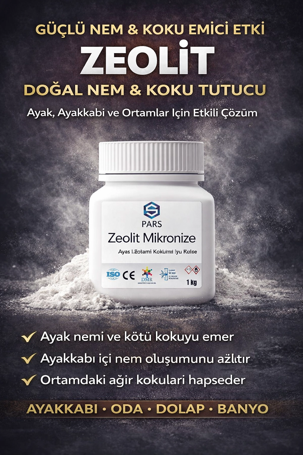 FreshStep%20Zeolit%20Ayak%20&%20Ortam%20Nem%20ve%20Koku%20Emici%201%20Kg